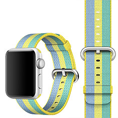 Fabric Bracelet Band Strap for Apple iWatch 38mm Yellow