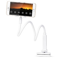Flexible Cell Phone Stand Smartphone Holder Lazy Bed Universal T13 for Sony Xperia C S39h White