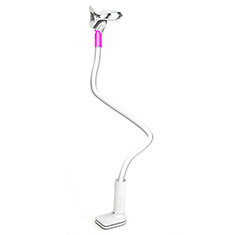 Flexible Smartphone Stand Cell Phone Holder Lazy Bed Universal T16 for Oppo A97 5G Pink