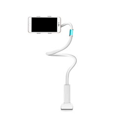 Flexible Smartphone Stand Cell Phone Holder Lazy Bed Universal for Motorola Moto G53j 5G White