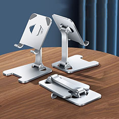 Flexible Tablet Stand Mount Holder Universal D01 for Apple iPad 10.2 (2019) Silver