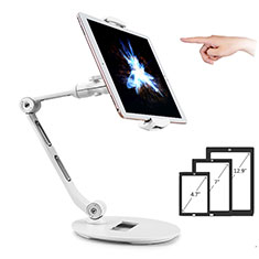 Flexible Tablet Stand Mount Holder Universal H08 for Apple iPad 10.9 2022 White