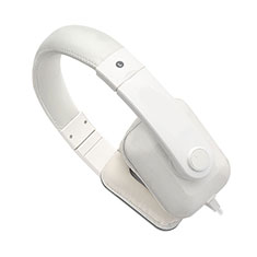 Foldable Sports Stereo Earphone Headphone H66 for Oppo A58 4G White