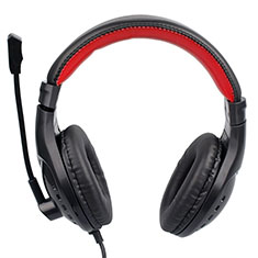 Foldable Sports Stereo Earphone Headset H59 for Wiko Lenny 5 Black