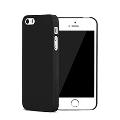 Hard Rigid Plastic Matte Finish Back Cover for Apple iPhone 5S Black