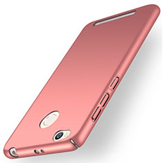 Hard Rigid Plastic Matte Finish Back Cover for Xiaomi Redmi 3 Pro Rose Gold