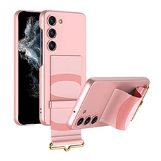 Hard Rigid Plastic Matte Finish Case Back Cover AC1 for Samsung Galaxy S22 Plus 5G Pink