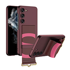 Hard Rigid Plastic Matte Finish Case Back Cover AC1 for Samsung Galaxy S23 Plus 5G Purple