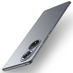 Hard Rigid Plastic Matte Finish Case Back Cover for Huawei Honor 50 Pro 5G Gray