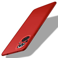 Hard Rigid Plastic Matte Finish Case Back Cover for Huawei Honor 50 SE 5G Red