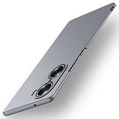 Hard Rigid Plastic Matte Finish Case Back Cover for Huawei Honor 60 5G Gray