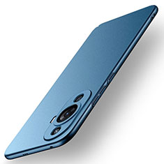 Hard Rigid Plastic Matte Finish Case Back Cover for Huawei Nova 11 Blue