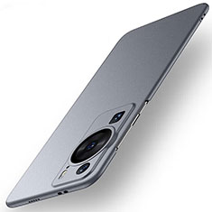 Hard Rigid Plastic Matte Finish Case Back Cover for Huawei P60 Gray