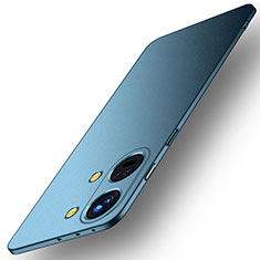 Hard Rigid Plastic Matte Finish Case Back Cover for OnePlus Ace 2V 5G Blue