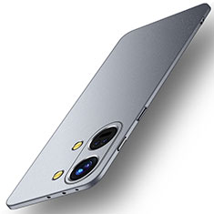 Hard Rigid Plastic Matte Finish Case Back Cover for OnePlus Ace 2V 5G Gray