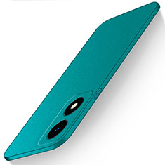 Hard Rigid Plastic Matte Finish Case Back Cover for Oppo A2x 5G Green