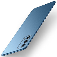 Hard Rigid Plastic Matte Finish Case Back Cover for Oppo A74 5G Blue