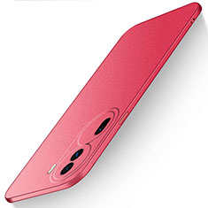 Hard Rigid Plastic Matte Finish Case Back Cover for Oppo Reno11 Pro 5G Red