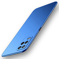 Hard Rigid Plastic Matte Finish Case Back Cover for Realme Q3 5G Blue