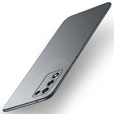 Hard Rigid Plastic Matte Finish Case Back Cover for Realme Q3s 5G Gray