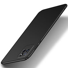 Hard Rigid Plastic Matte Finish Case Back Cover for Realme V11 5G Black