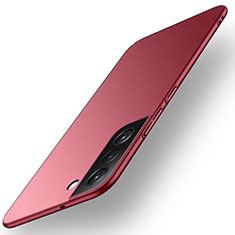 Hard Rigid Plastic Matte Finish Case Back Cover for Samsung Galaxy S21 Plus 5G Red