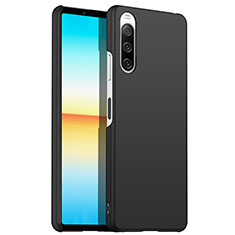 Hard Rigid Plastic Matte Finish Case Back Cover for Sony Xperia 10 III Black