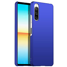 Hard Rigid Plastic Matte Finish Case Back Cover for Sony Xperia 10 IV SOG07 Blue