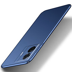 Hard Rigid Plastic Matte Finish Case Back Cover for Vivo iQOO Z6 Pro 5G Blue