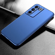 Hard Rigid Plastic Matte Finish Case Back Cover for Vivo V27 Pro 5G Blue