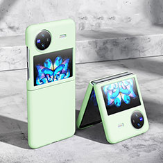 Hard Rigid Plastic Matte Finish Case Back Cover for Vivo X Flip 5G Matcha Green