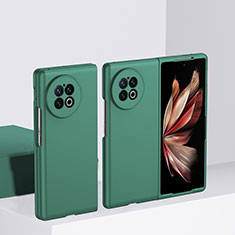 Hard Rigid Plastic Matte Finish Case Back Cover for Vivo X Fold Green