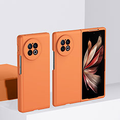 Hard Rigid Plastic Matte Finish Case Back Cover for Vivo X Fold2 5G Orange