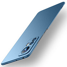 Hard Rigid Plastic Matte Finish Case Back Cover for Xiaomi Mi 12X 5G Blue