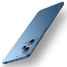 Hard Rigid Plastic Matte Finish Case Back Cover for Xiaomi Poco X5 5G Blue