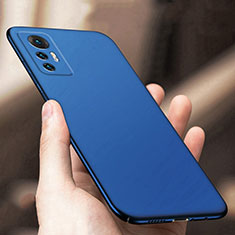 Hard Rigid Plastic Matte Finish Case Back Cover for Xiaomi Redmi Note 12S Blue