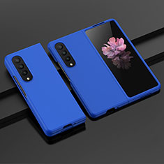 Hard Rigid Plastic Matte Finish Case Back Cover H04 for Samsung Galaxy Z Fold3 5G Blue