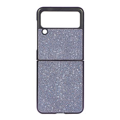 Hard Rigid Plastic Matte Finish Case Back Cover H07 for Samsung Galaxy Z Flip3 5G Blue