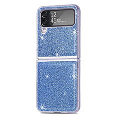 Hard Rigid Plastic Matte Finish Case Back Cover L02 for Samsung Galaxy Z Flip4 5G Blue