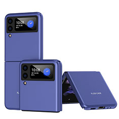Hard Rigid Plastic Matte Finish Case Back Cover L08 for Samsung Galaxy Z Flip3 5G Blue