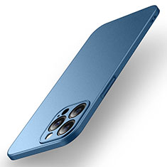 Hard Rigid Plastic Matte Finish Case Back Cover M01 for Apple iPhone 15 Pro Blue