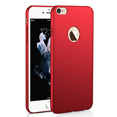 Hard Rigid Plastic Matte Finish Case Back Cover M01 for Apple iPhone 6S Plus Red