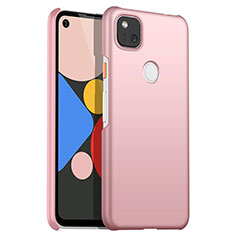 Hard Rigid Plastic Matte Finish Case Back Cover M01 for Google Pixel 4a Rose Gold