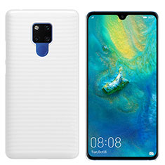 Hard Rigid Plastic Matte Finish Case Back Cover M01 for Huawei Mate 20 X White