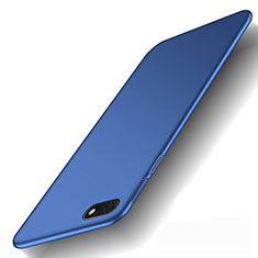 Hard Rigid Plastic Matte Finish Case Back Cover M01 for Huawei Y5 (2018) Blue