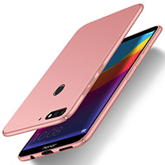 Hard Rigid Plastic Matte Finish Case Back Cover M01 for Huawei Y6 Prime (2018) Rose Gold