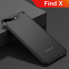 Hard Rigid Plastic Matte Finish Case Back Cover M01 for Oppo Find X Black