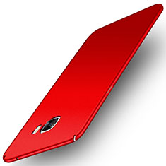 Hard Rigid Plastic Matte Finish Case Back Cover M01 for Samsung Galaxy C7 Pro C7010 Red