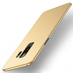 Hard Rigid Plastic Matte Finish Case Back Cover M01 for Samsung Galaxy S9 Plus Gold