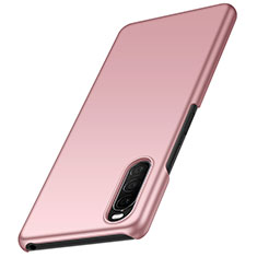 Hard Rigid Plastic Matte Finish Case Back Cover M01 for Sony Xperia 10 II Rose Gold